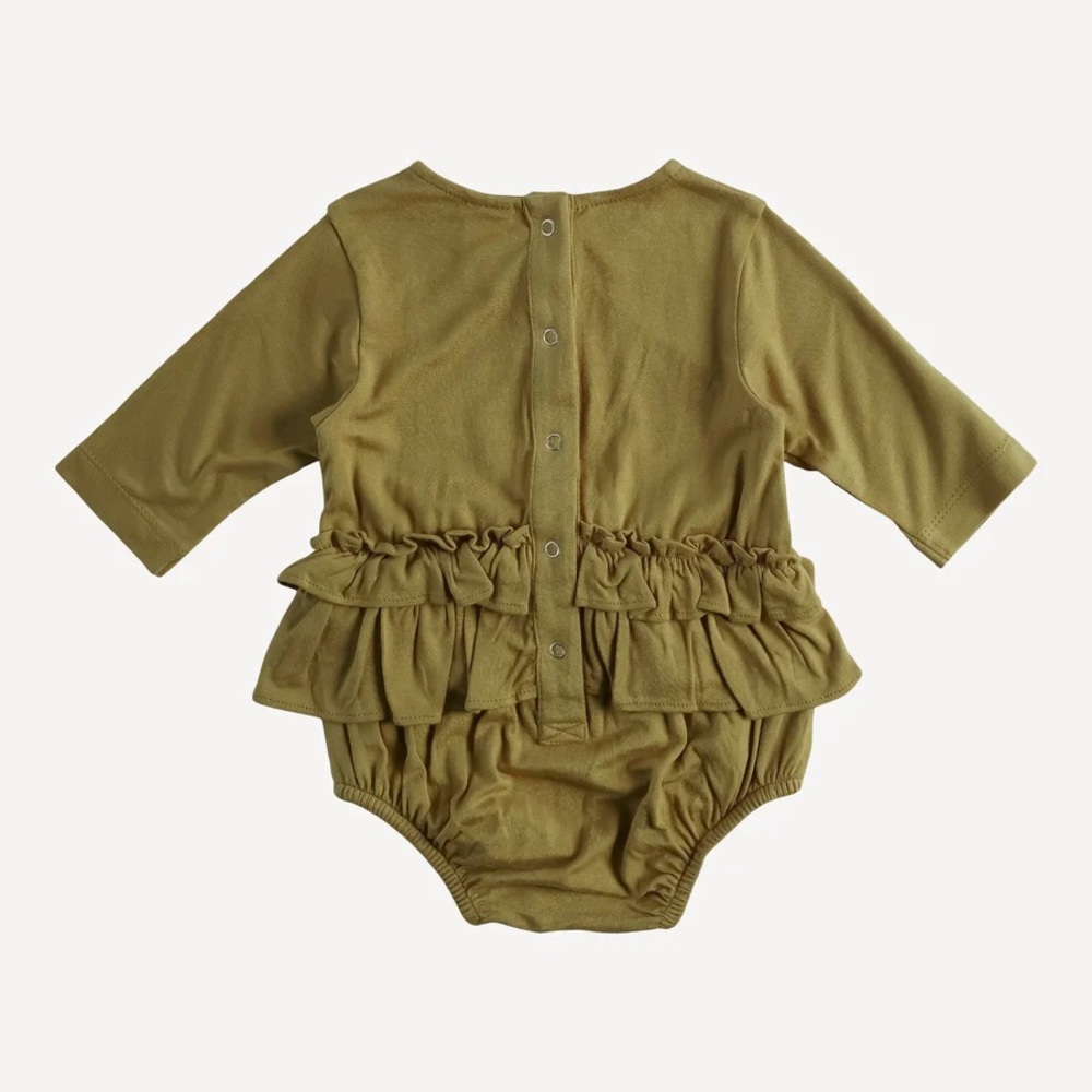 NWT Kate Quinn fennel bamboo long sleeve double skirted bubble size 18-24m - Picture 4 of 10